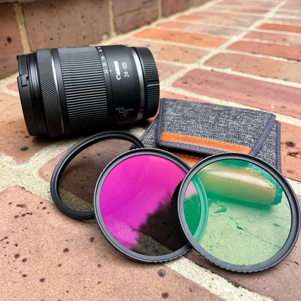 Canon 24-105mm f/4-7.1 is STM with lens filters